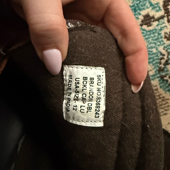 Men’s Crown Vintage Leather Lace Up Boots - Picture 8 of 8